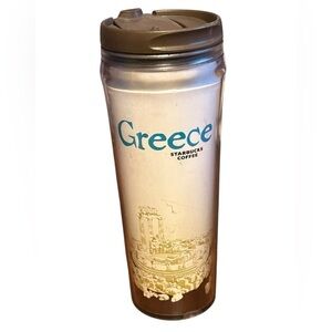 Starbucks World Icons Global Collector Series Greece Tumbler 12 oz. With Lid
